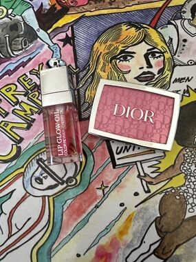 Dior Lip Glow Oil & Blush Duo in Pink
